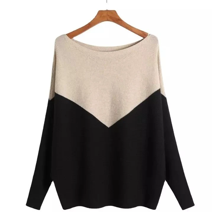 Women's Colorblock Pullover Sweater